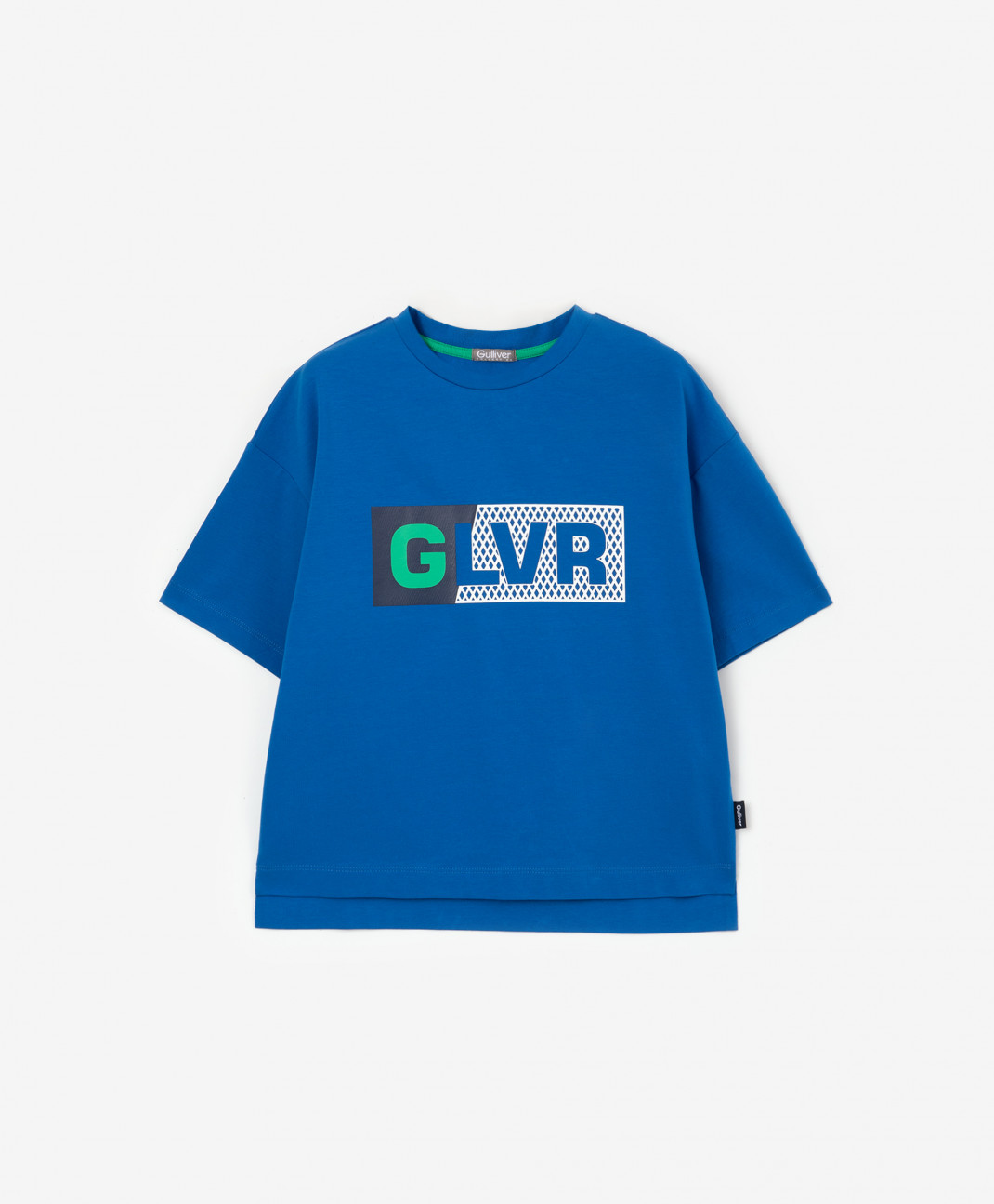 

Футболка детская Gulliver 12306BMC1213, цвет синий, размер 128, 12306BMC1213