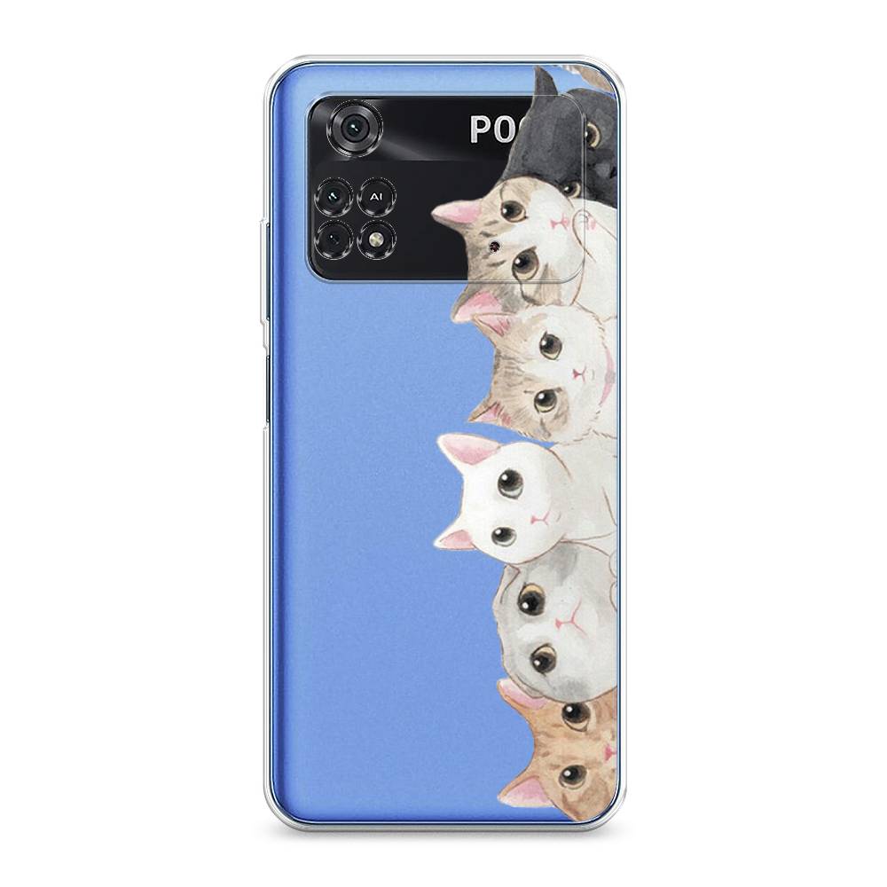 

Чехол Awog "Котики" для Xiaomi Poco M4 Pro 4G