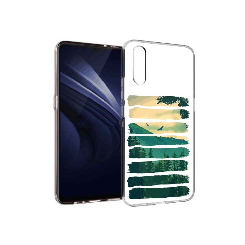 

Чехол MyPads Tocco для Vivo V17 Neo Лесная чаща (PT226959.388.107), Прозрачный, Tocco