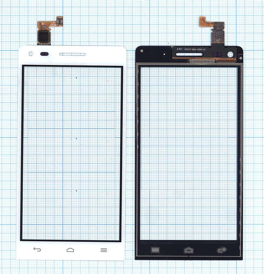 

Сенсорное стекло (тачскрин) для Huawei Ascend G6 белое