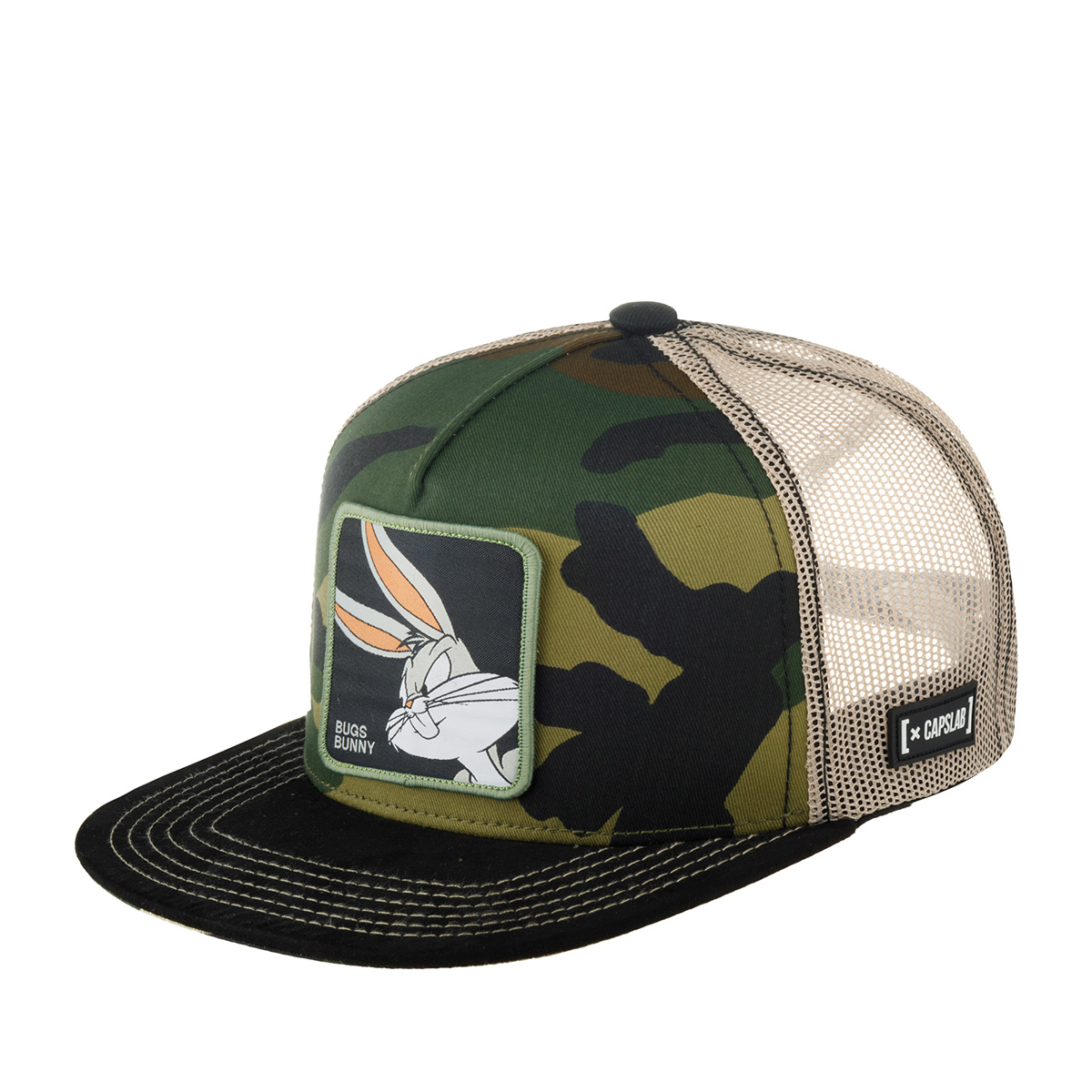 Бейсболка унисекс CAPSLAB CL/LOO8/1/CASF/BUN Looney Tunes Bugs Bunny камуфляж, one size