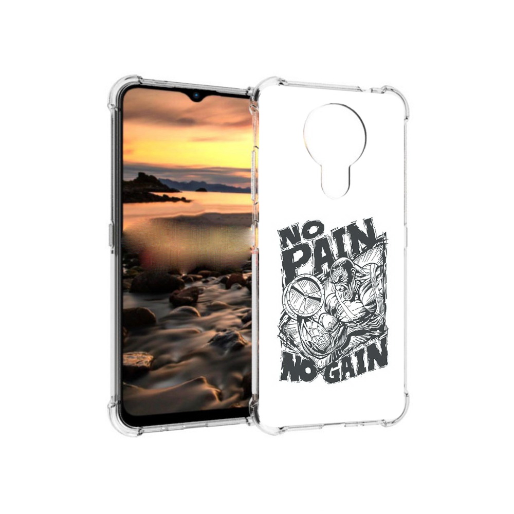 

Чехол MyPads Tocco для Nokia 1.4 бодибилдинг тяжелая работа (PT159954.115.238), Прозрачный, Tocco