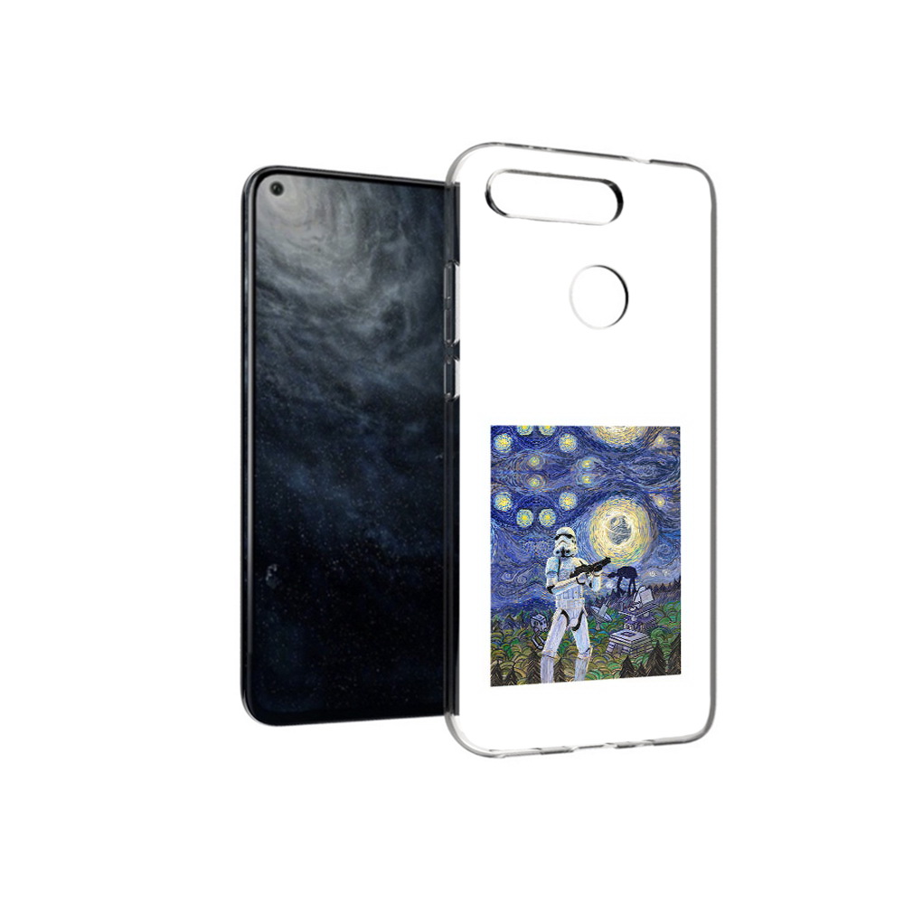 

Чехол MyPads Tocco для Huawei Honor 20 star wars звездная ночь, Прозрачный, Tocco