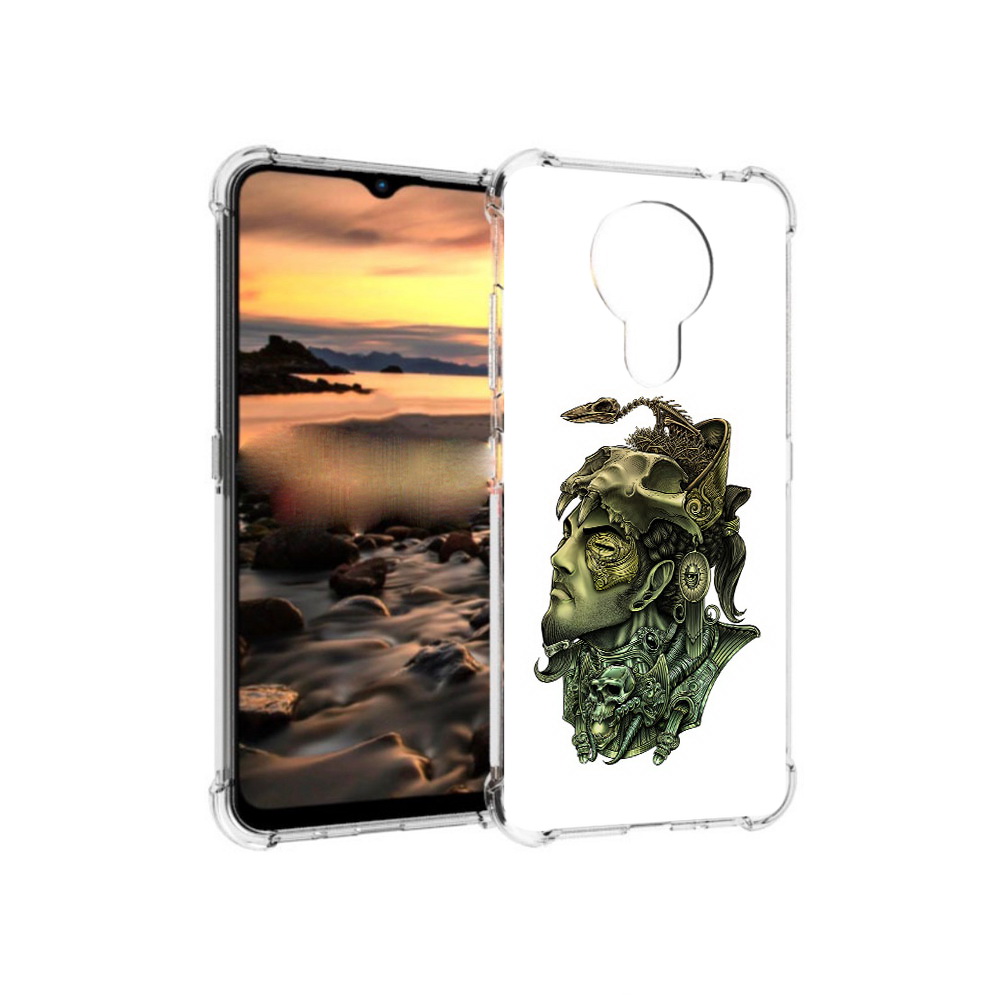 

Чехол MyPads Tocco для Nokia 1.4 бронзовый воин (PT159954.115.248), Прозрачный, Tocco