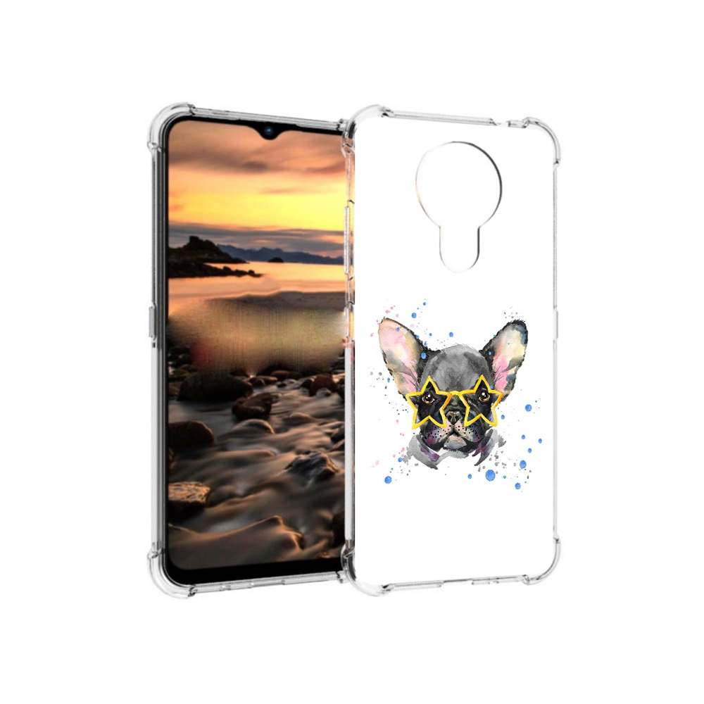 

Чехол MyPads Tocco для Nokia 1.4 буля в очках (PT159954.115.252), Прозрачный, Tocco