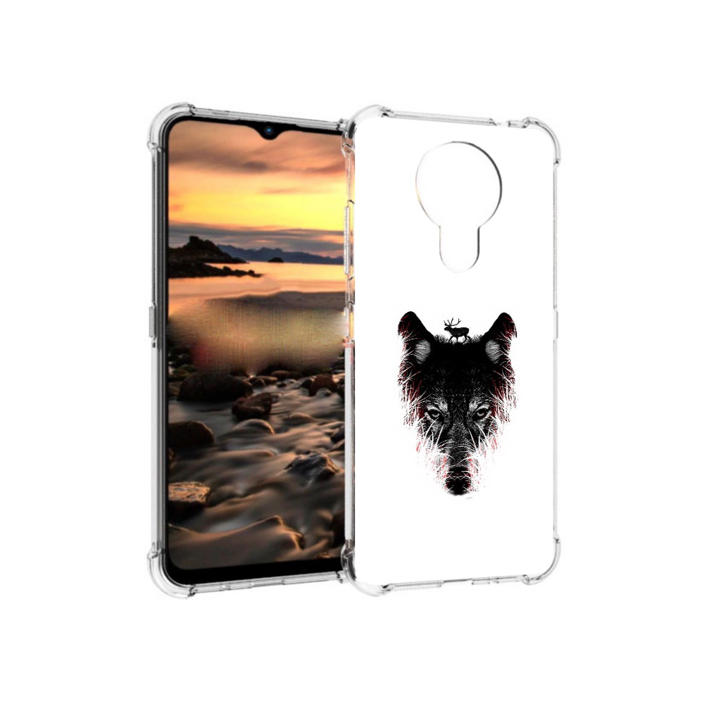 

Чехол MyPads Tocco для Nokia 1.4 волк в траве (PT159954.115.267), Прозрачный, Tocco
