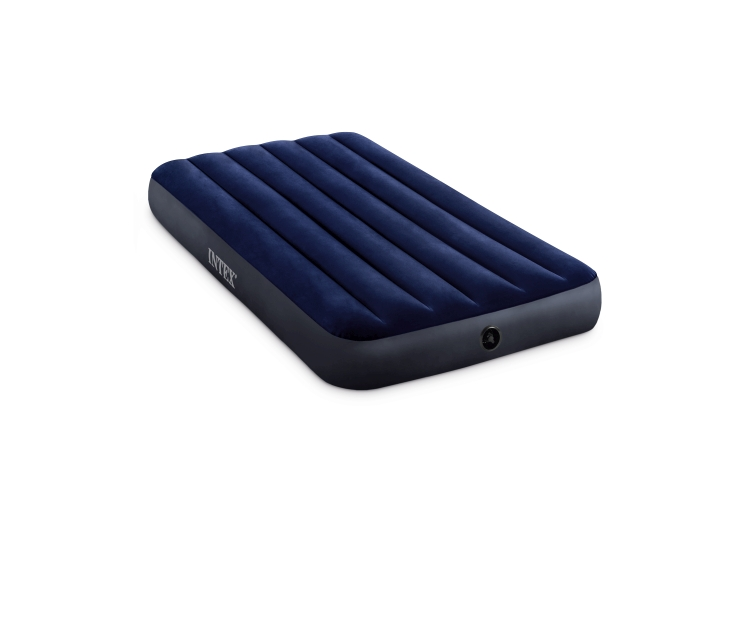 

Надувной матрас Intex Classic downy airbed fiber 64757 191x99x25 см, Синий, Classic downy airbed fiber