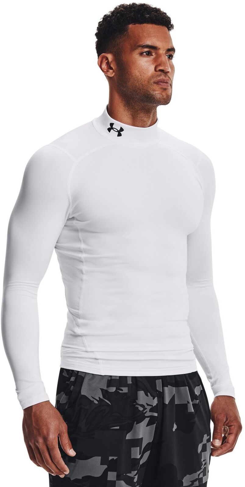 

Лонгслив мужской Under Armour UA CG Armour Comp Mock белый XS, UA CG Armour Comp Mock