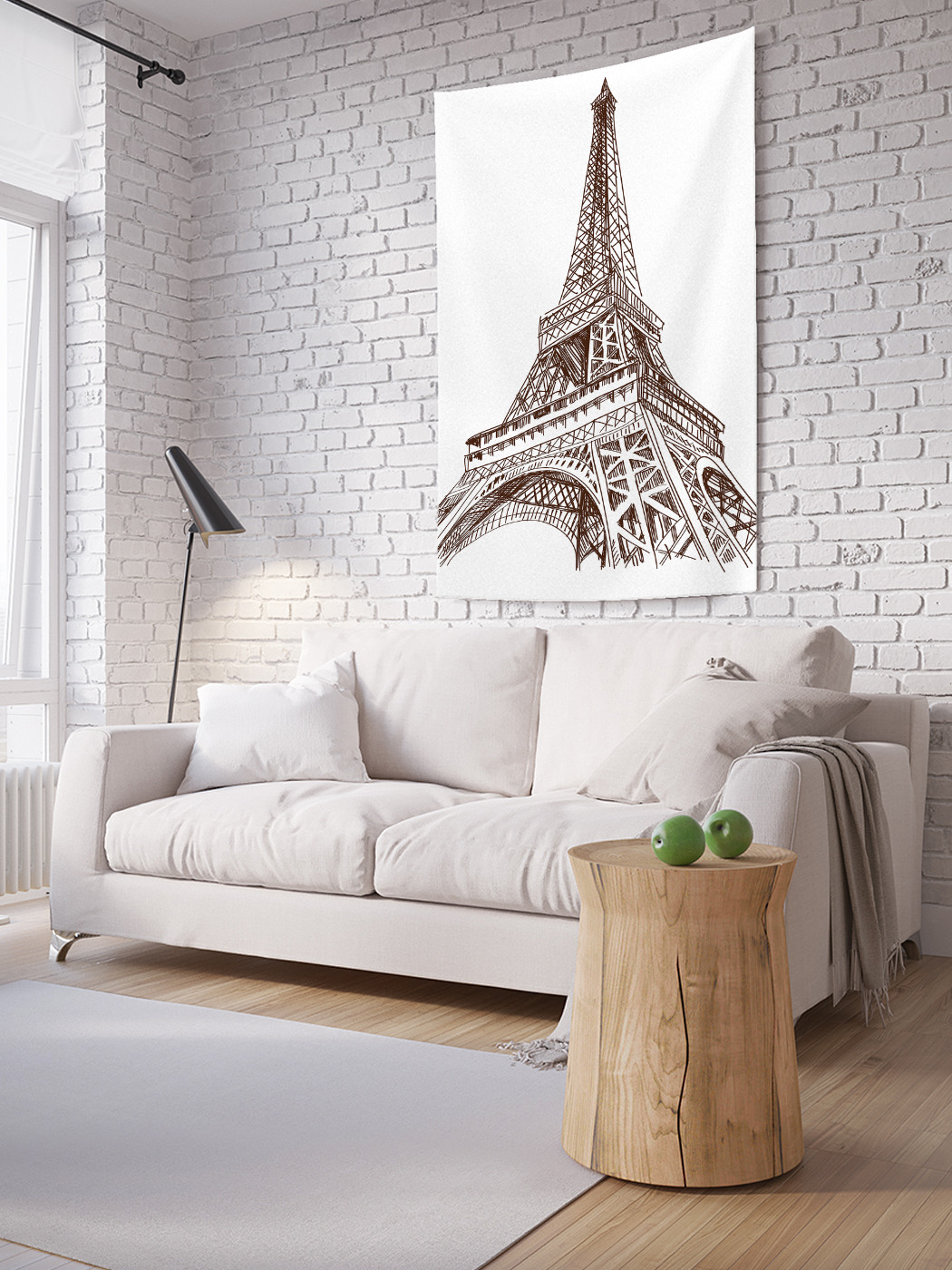

Вертикальное фотопанно на стену JoyArty Парижские красоты 150x200 см, Парижские красоты