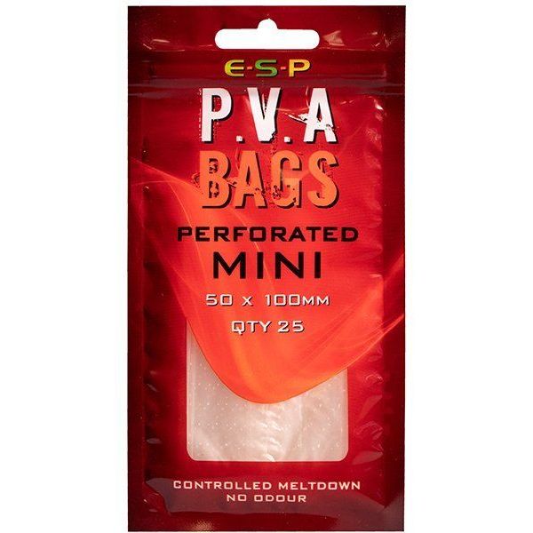 

Пакеты растворимые перфорированные E-S-P P.V.A. Perforated Bags - MINI/50x100mm/25шт.