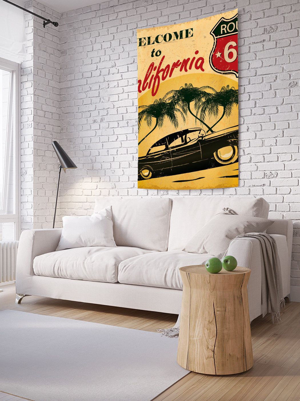 

Вертикальное фотопанно на стену JoyArty Приглашение в Калифорию 150x200 см, Приглашение в Калифорию