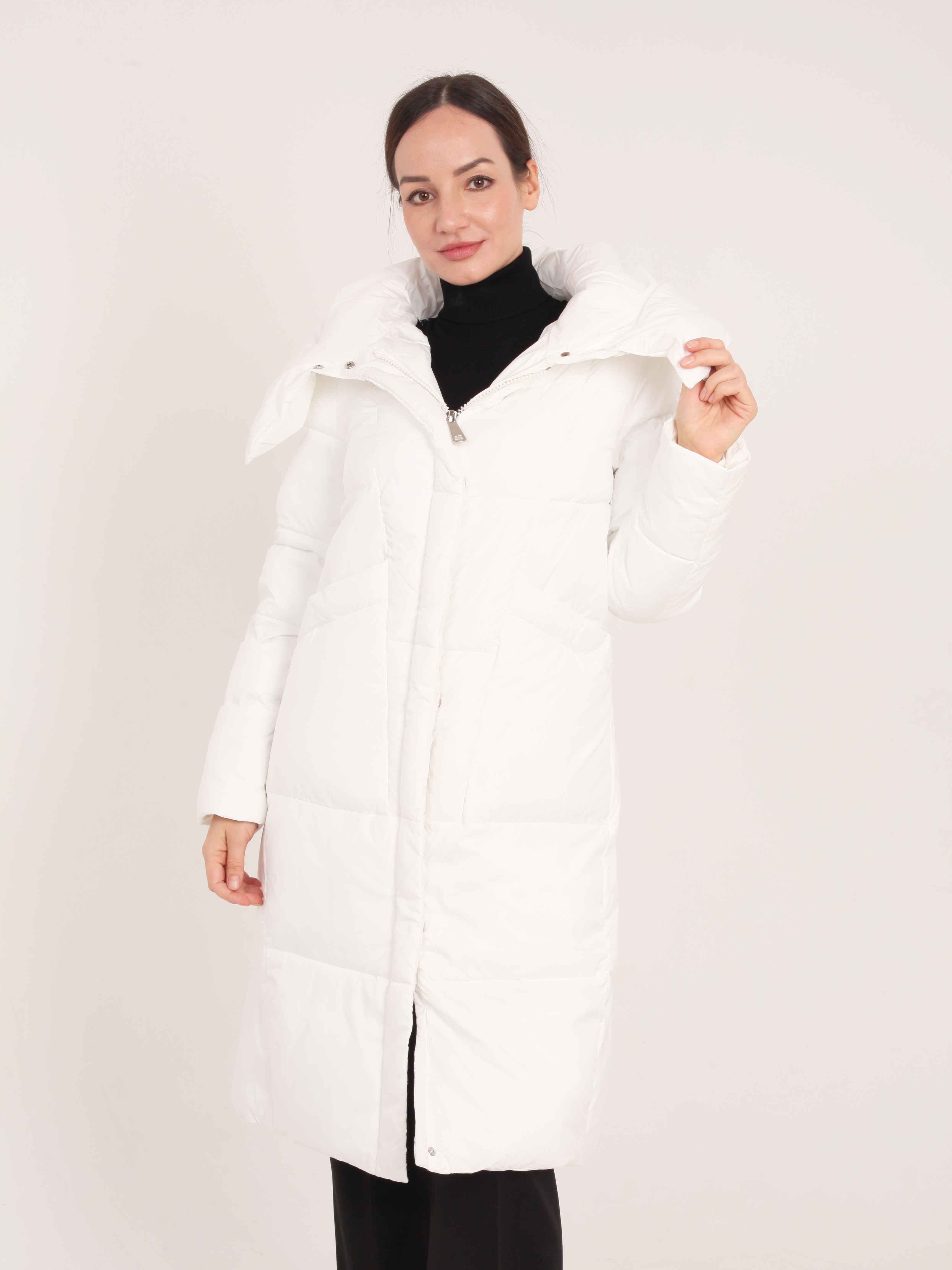 

Пальто женское LABIALI EW-1061M белое 42 EU, EW-1061M