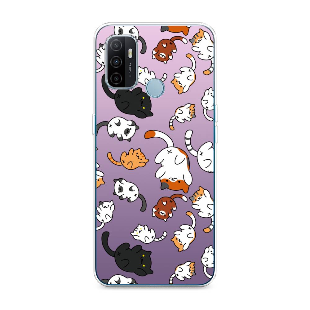 

Чехол Awog на Oppo A53 "Котопад", Разноцветный, 254350-7