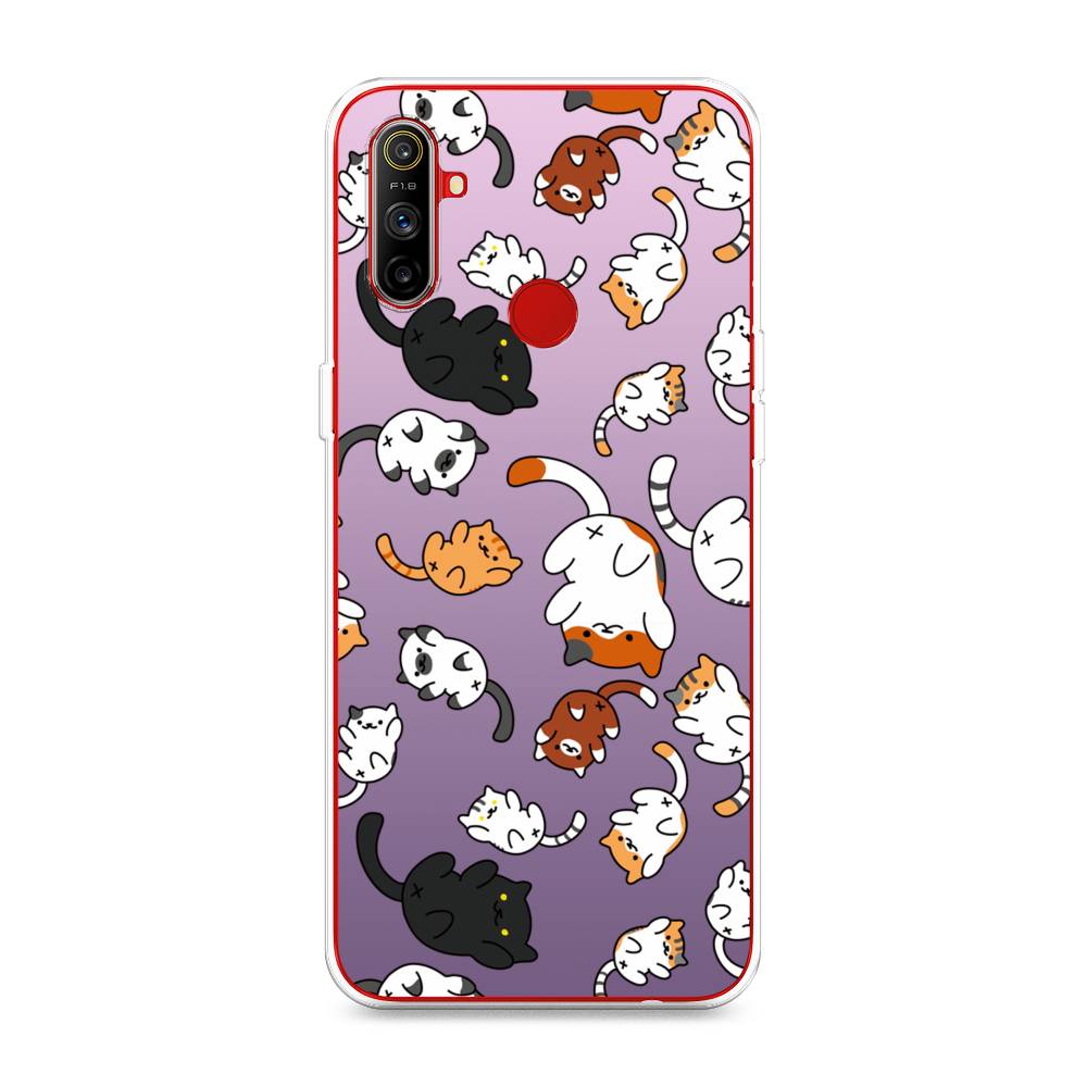 

Чехол Awog на Realme C3 "Котопад", Разноцветный, 253050-7