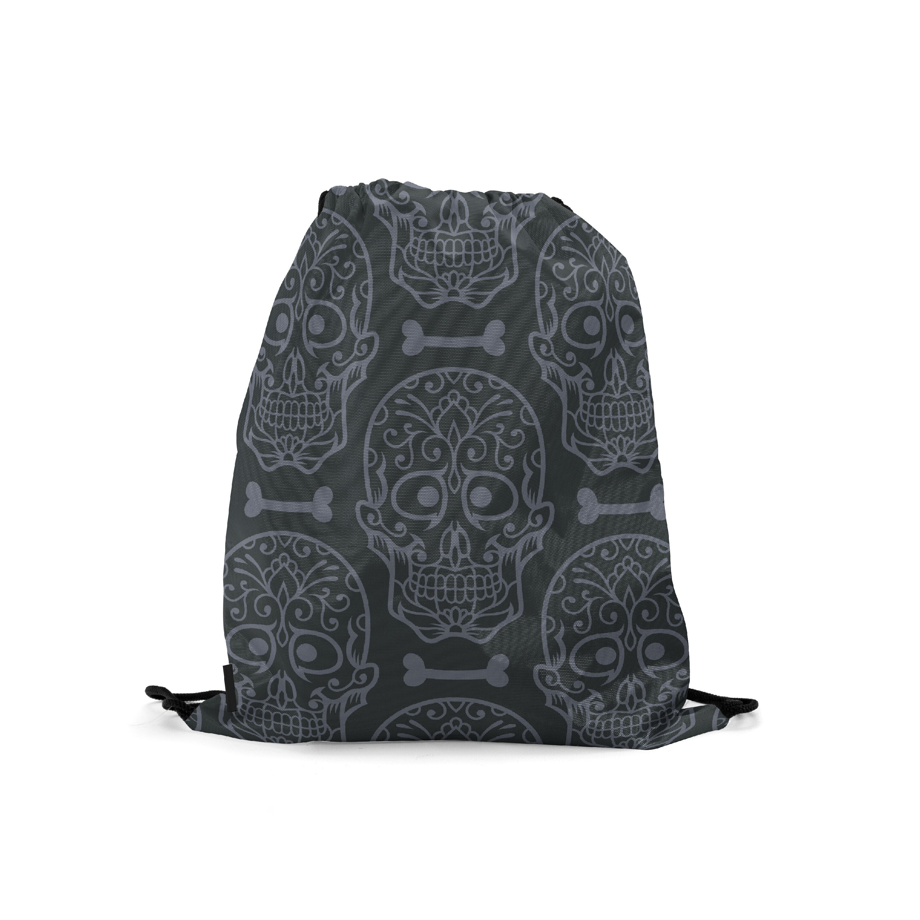 

Мешок-рюкзак для сменной обуви Burnettie SkullPattern05, Серый