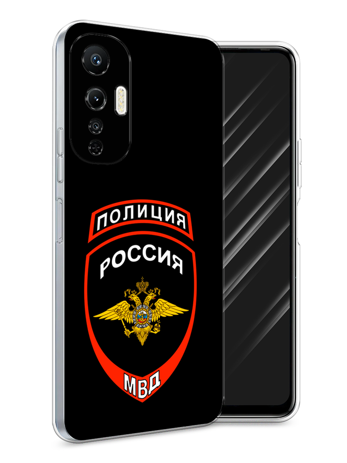 

Чехол Awog на Infinix Hot 20S "Полиция шеврон", Черный;красный;белый, 3103650-5