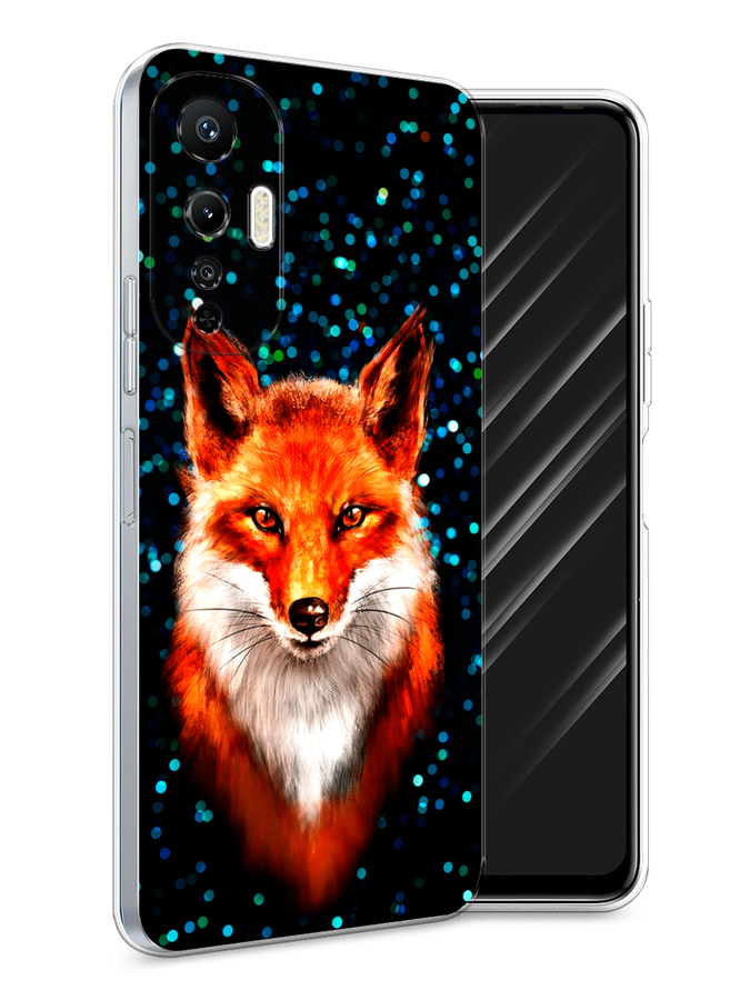 

Чехол Awog на Infinix Hot 20S "Волшебная лиса", Оранжевый;черный;белый, 3103650-1