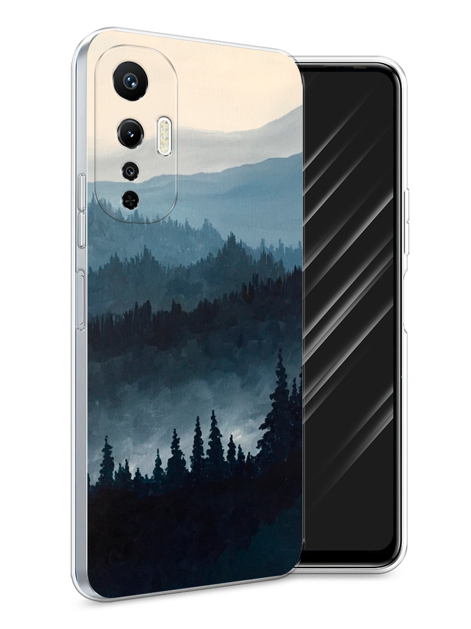 

Чехол Awog на Infinix Hot 20S "Туманные горы", Бежевый;серый;черный, 3103650-4