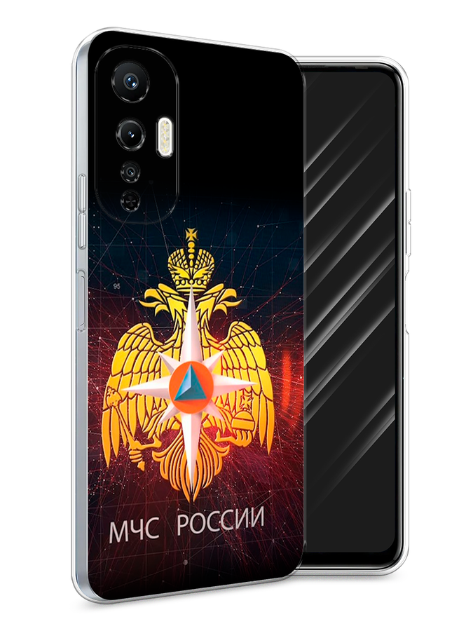 

Чехол Awog на Infinix Hot 20S "МЧС России", Черный;желтый;красный, 3103650-5