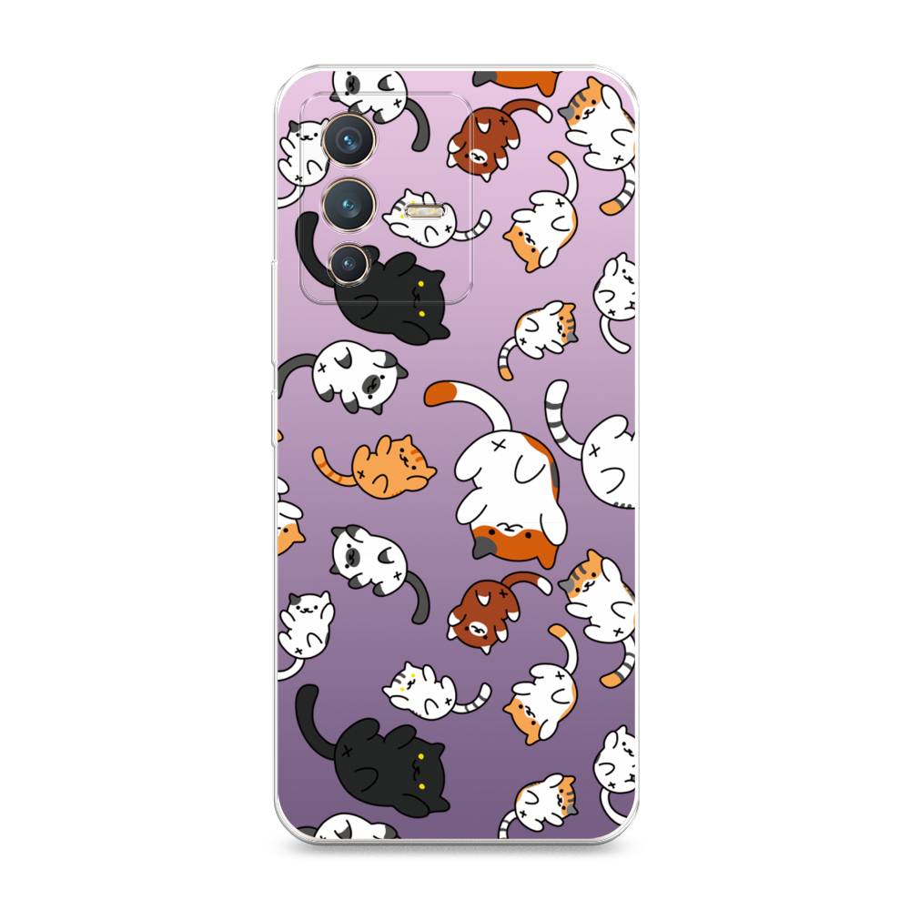 

Чехол Awog на Vivo V23 "Котопад", Разноцветный, 266050-7