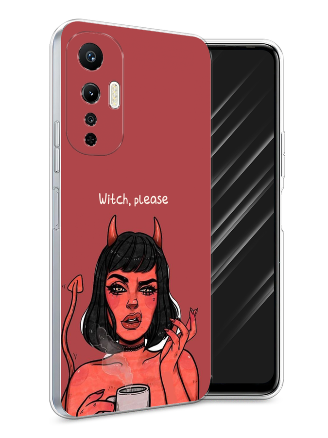 

Чехол Awog на Infinix Hot 20S "Evil Girl", Красный;черный, 3103650-6