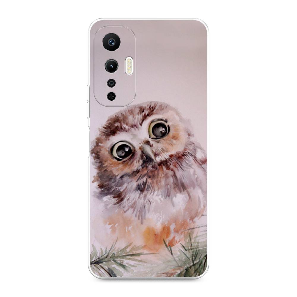 фото Чехол awog для infinix hot 20s "сова для розовом"