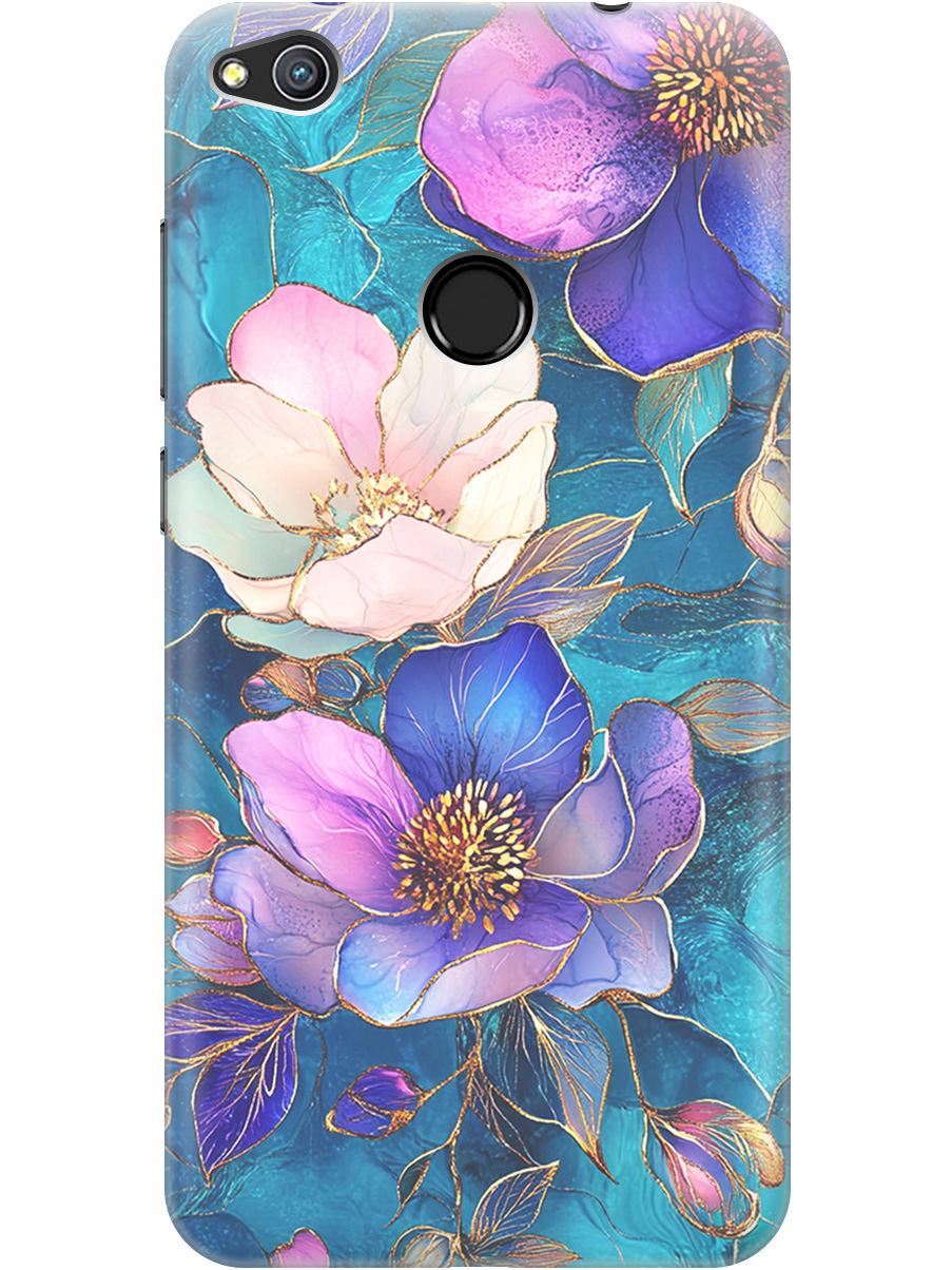 

Силиконовый чехол на Honor 8 Lite / Huawei P8 Lite (2017) с принтом 864606, Прозрачный;белый;синий, 714714523