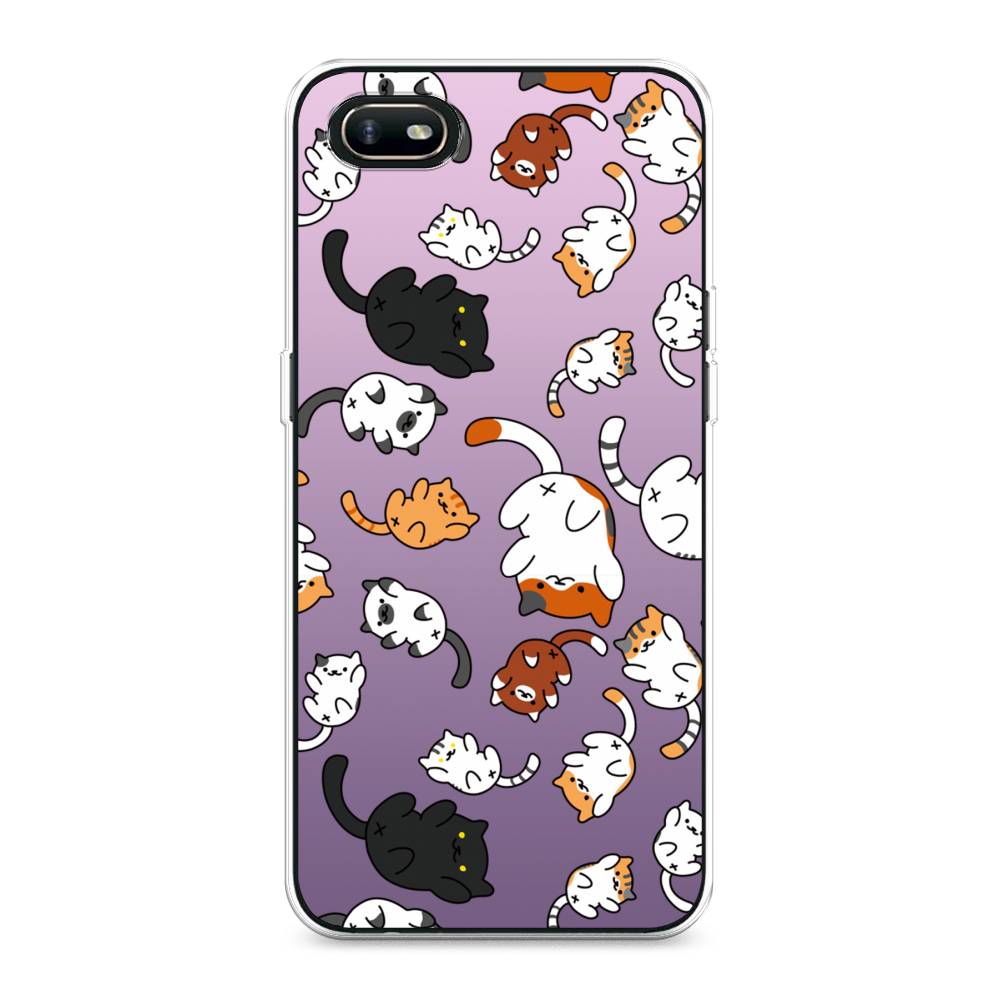 

Чехол Awog на Oppo A1k "Котопад", Разноцветный, 252150-7