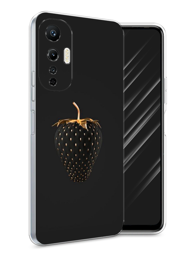 

Чехол Awog на Infinix Hot 20S "Черно-золотая клубника", Черный;золотистый, 3103650-10
