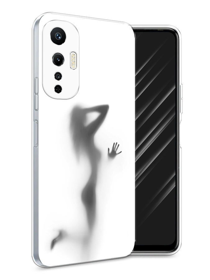 

Чехол Awog на Infinix Hot 20S "Стекло в душе", Белый;серый;черный, 3103650-7