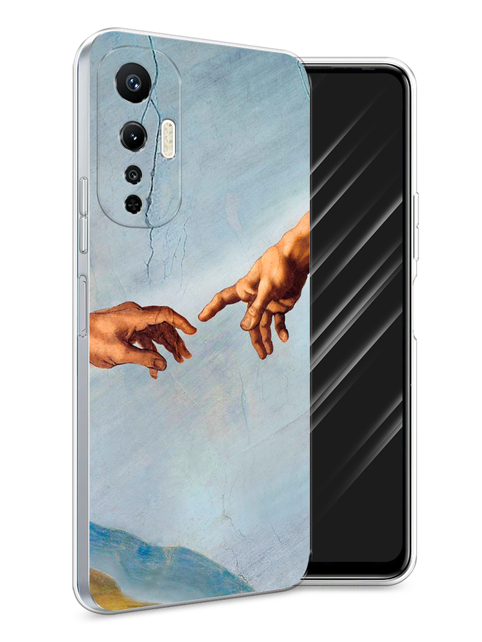 

Чехол Awog на Infinix Hot 20S "Сотворение Адама", Голубой;коричневый;серый, 3103650-9