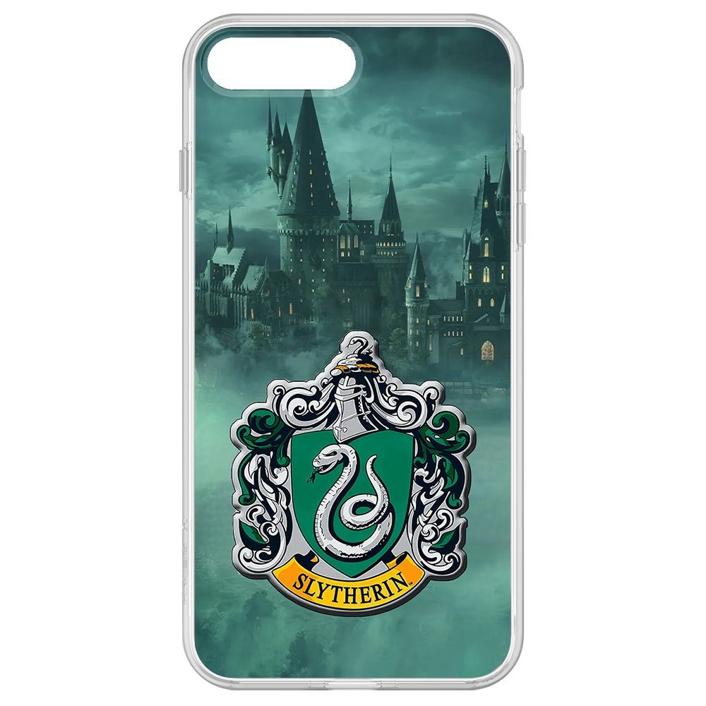 

Чехол-накладка Krutoff Clear Case Гарри Поттер. Слизерин для iPhone 7 Plus, Прозрачный