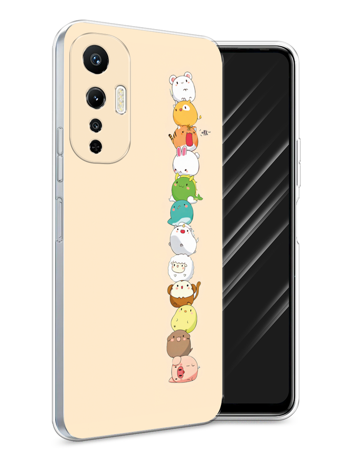 

Чехол Awog на Infinix Hot 20S "Питомцы Чиби", Желтый, 3103650-2