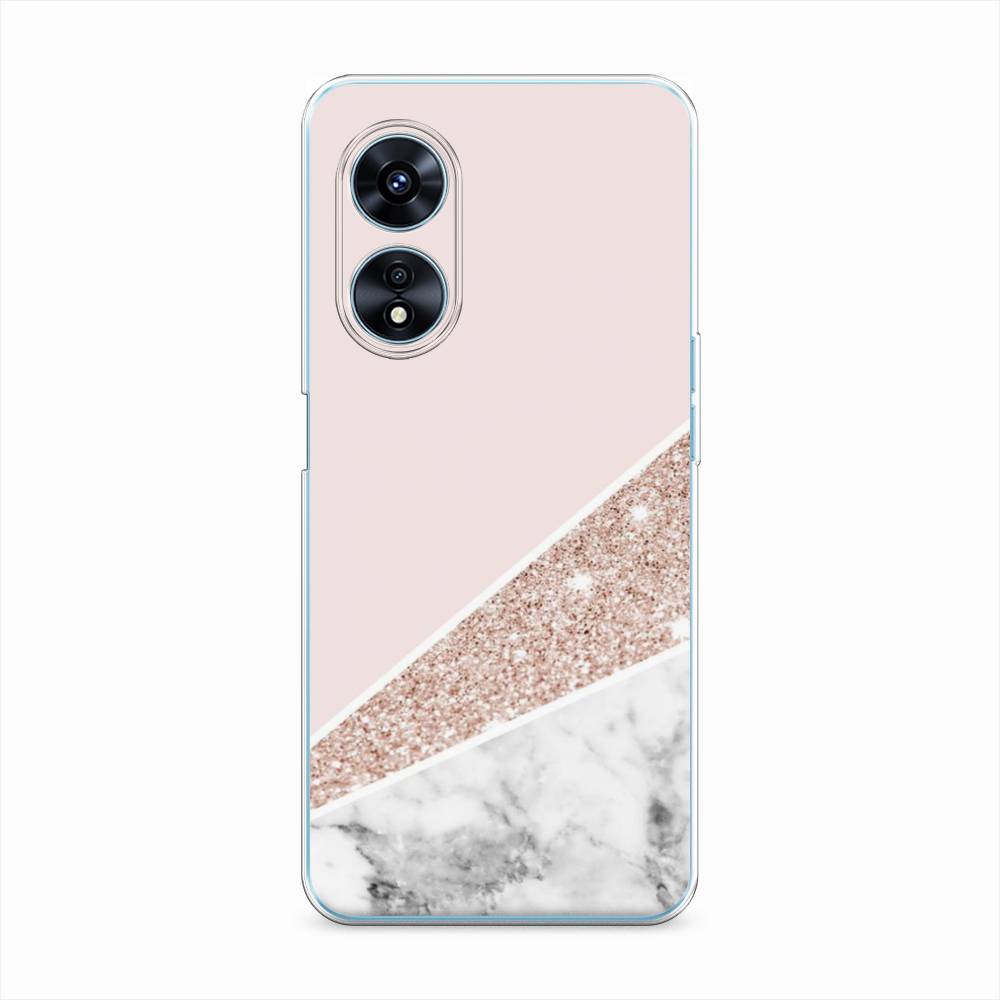 

Чехол на Oppo A97 "Блестящий розовый мрамор", 2511050-3