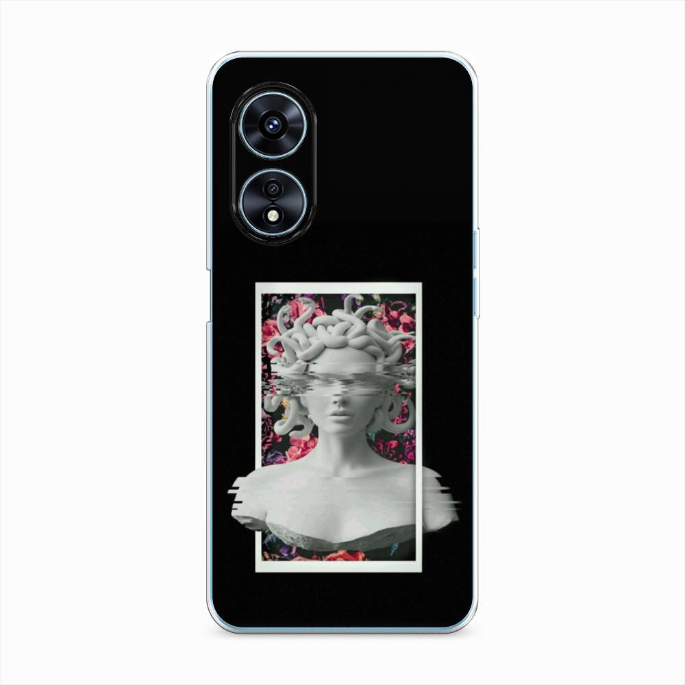 

Чехол на Oppo A97 "Web Punk Медуза Горгона", Черный;серый, 2511050-6