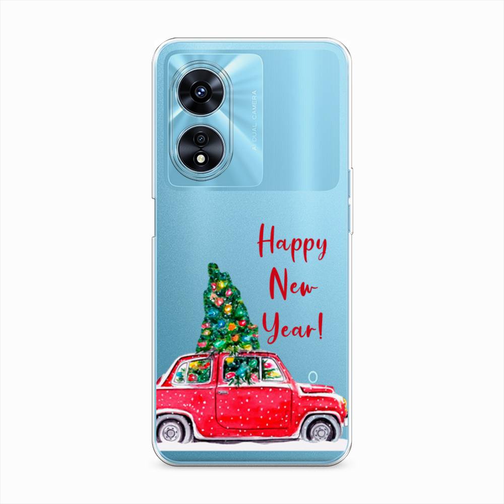 

Чехол на Oppo A97 "Happy New Year", Красный;зеленый, 2511050-5