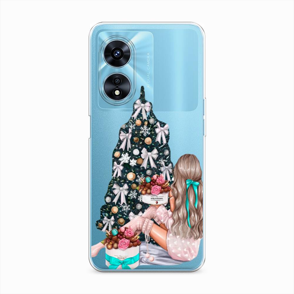 

Чехол на Oppo A97 "New Year", Зеленый;бежевый;голубой, 2511050-5