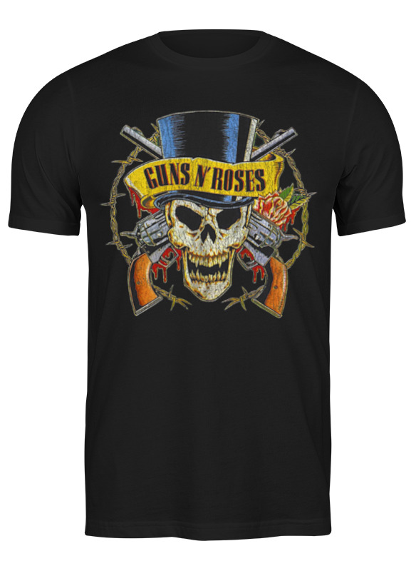 

Футболка мужская Printio Guns n' roses черная 3XL, Черный, Guns n' roses