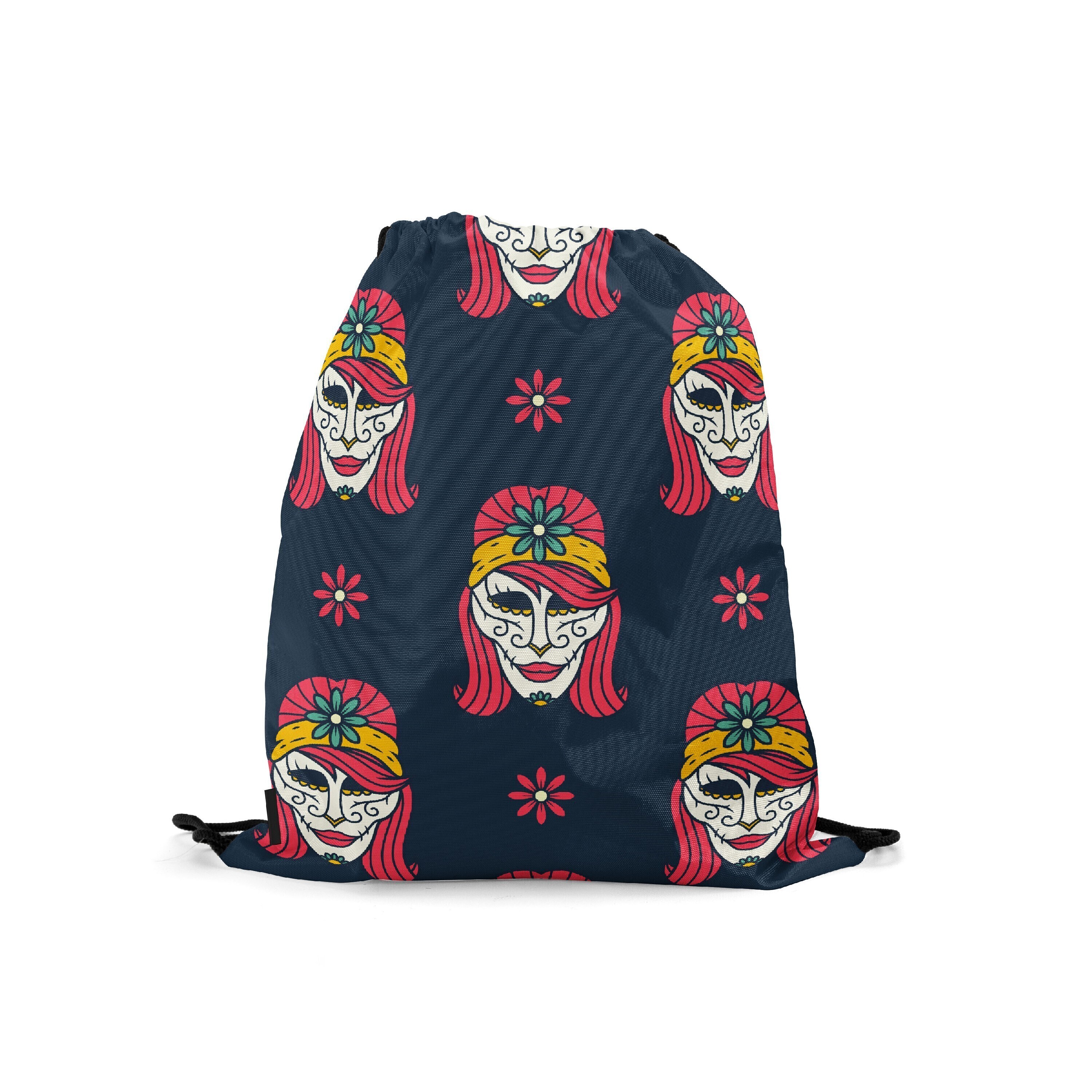 

Мешок-рюкзак для сменной обуви Burnettie SkullPattern08, Синий