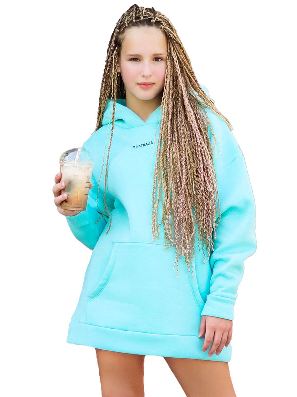

Худи детское Aussie wear 511008 цв. бирюзовый р. 146-164, Australia