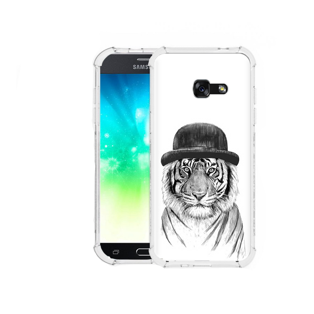 Чехол MyPads Tocco для Samsung Galaxy A3 (2016) тигр британец