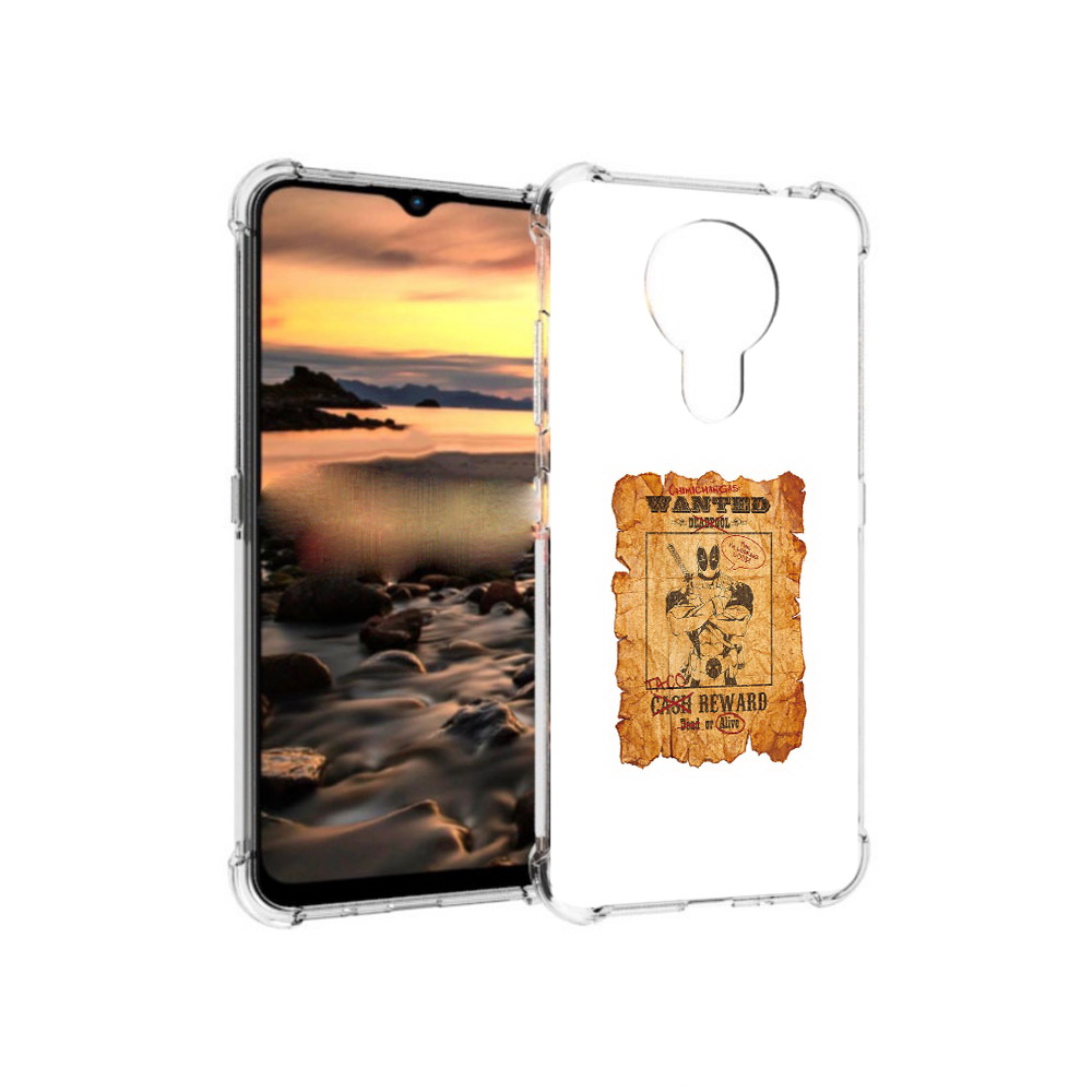 

Чехол MyPads Tocco для Nokia 1.4 дедпул (PT159954.115.317), Прозрачный, Tocco