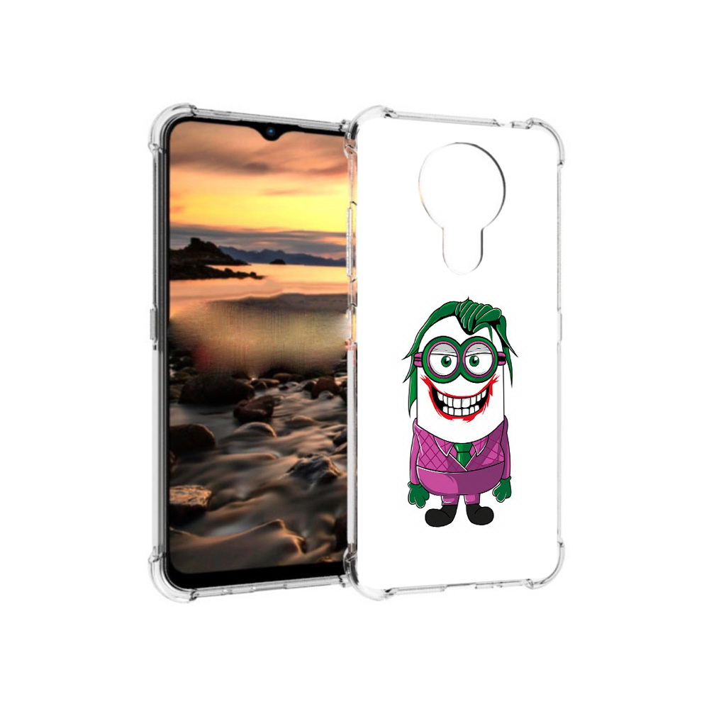 

Чехол MyPads Tocco для Nokia 1.4 джокер миньон (PT159954.115.322), Прозрачный, Tocco