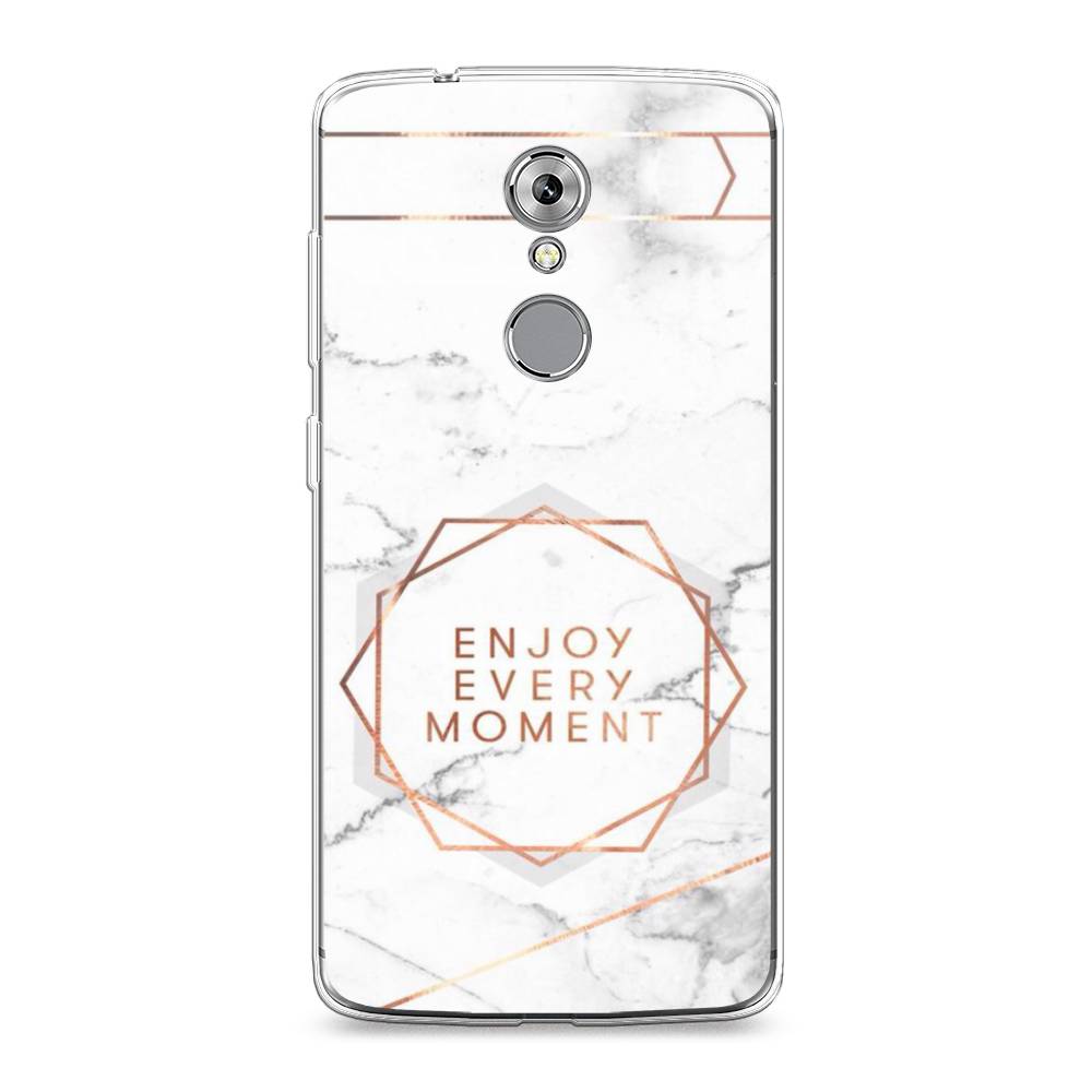 

Чехол Awog на ZTE Axon 7 / ЗТЕ Аксон 7 "Enjoy every moment мрамор", Разноцветный, 131450-7