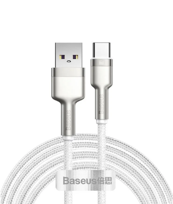 

Кабель USB - Type-C Baseus CAKF000202 2 м белый, CAKF000202