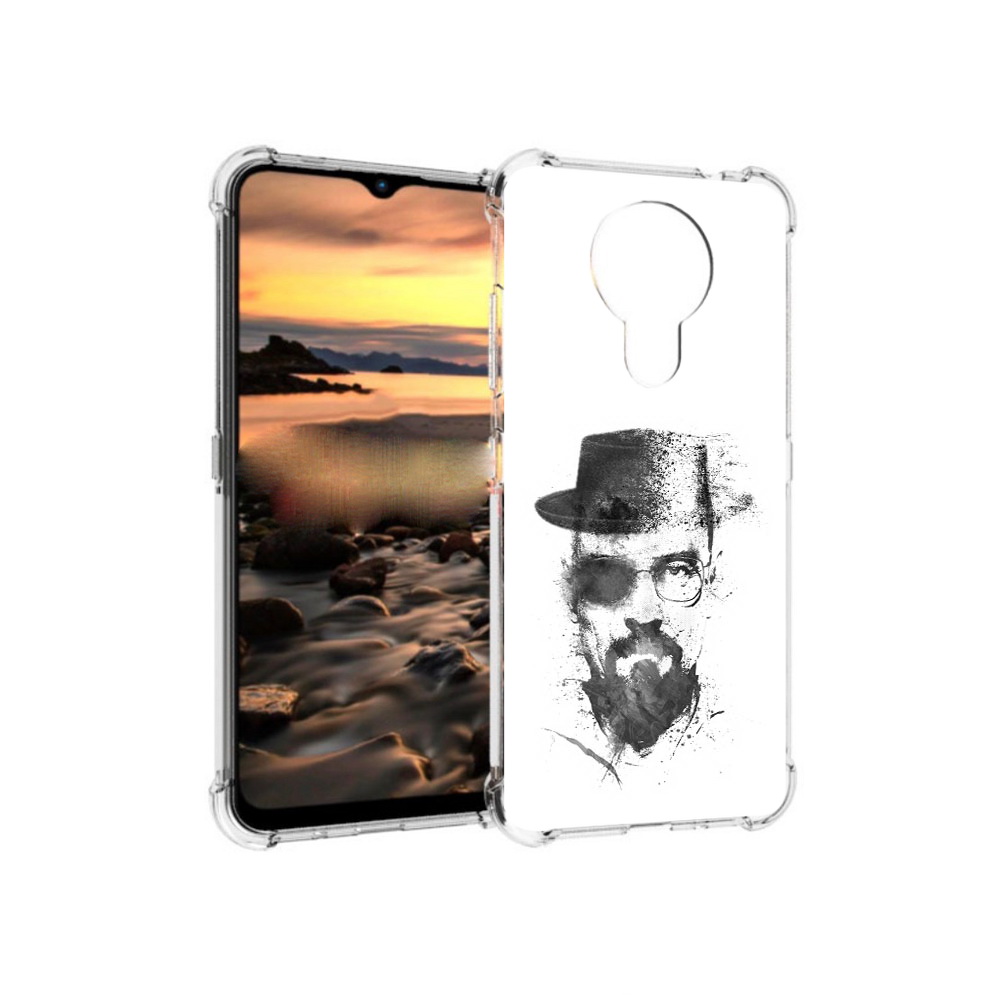 

Чехол MyPads Tocco для Nokia 1.4 загадочный человек (PT159954.115.347), Прозрачный, Tocco