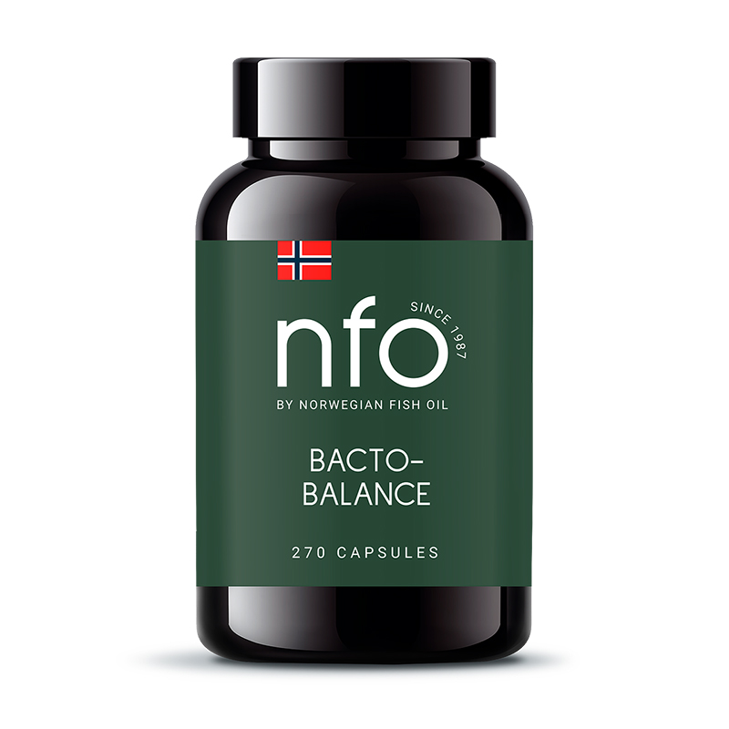 Комплекс для желудка и кишечника Norwegian Fish Oil Bacto Balance, капсулы 270 шт