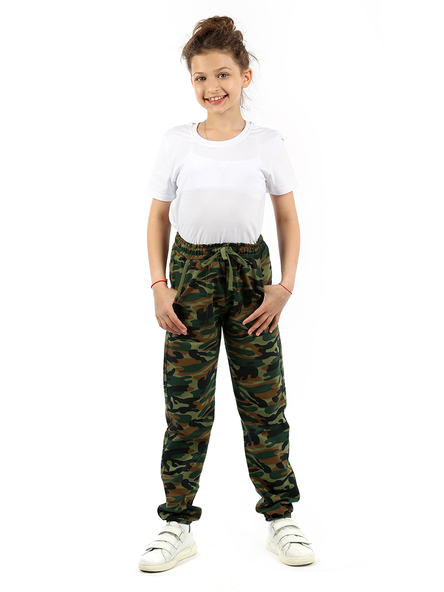 Брюки детские N.O.A. 11528, зеленый, 128