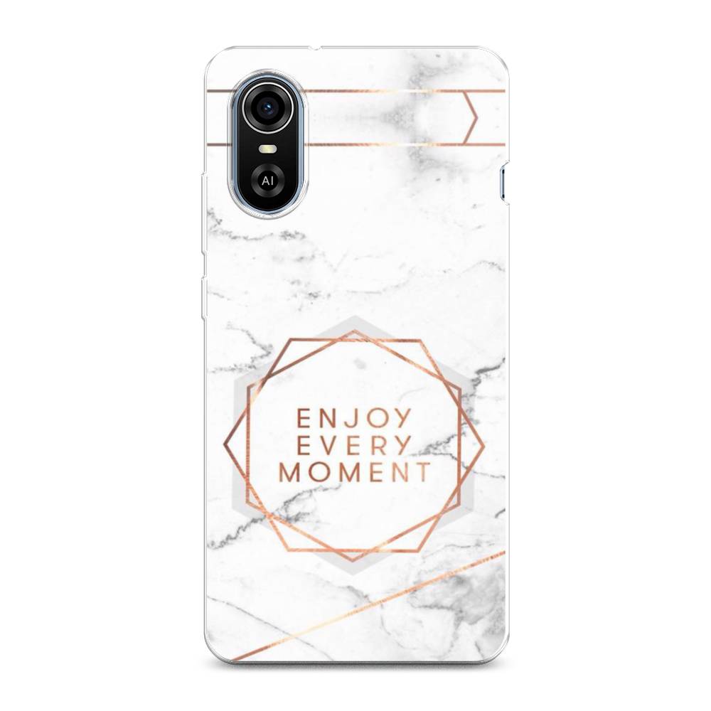 

Чехол Awog на ZTE Blade A31 Plus / ЗТЕ Блэйд A31 Plus "Enjoy every moment мрамор", Разноцветный, 135750-7