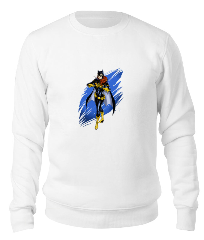 

Свитшот унисекс Printio Бэтгёрл (batgirl) белый M, Бэтгёрл (batgirl)